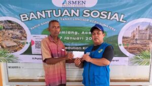 Pembina AsMEN PEDULI Salurkan Donasi, Infaq & Shodaqoh Kepada Warga Terdampak Bencana Alam di Tamiang, Aceh